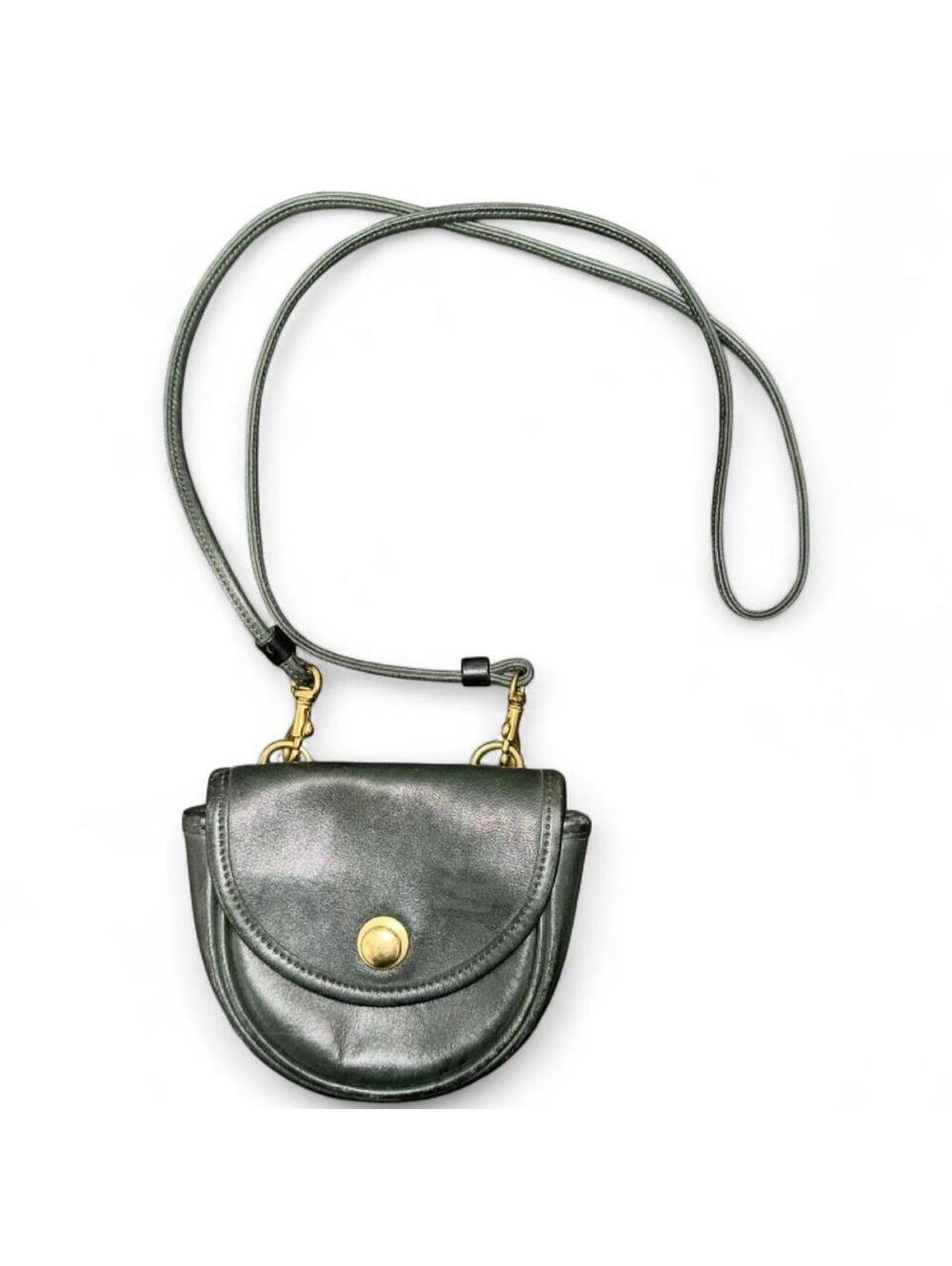 Vintage coach1994 bottle green Mini Belt Bag